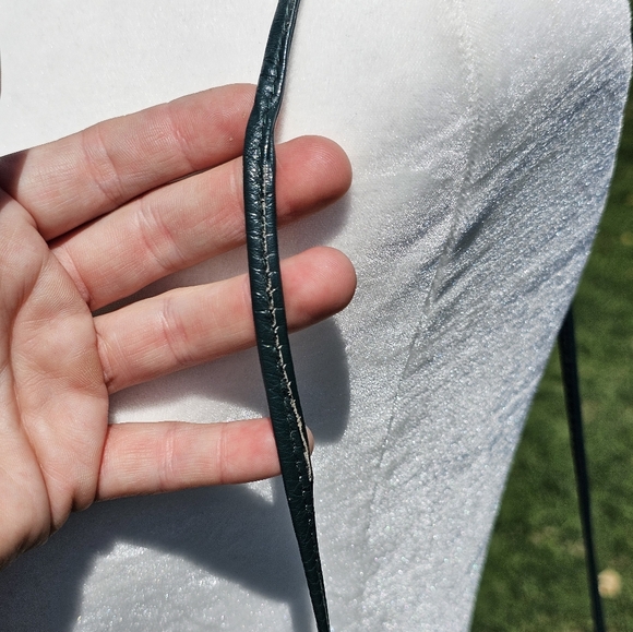 Vtg. Clemente green python purse - Picture 11 of 11